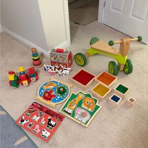 Wooden Toy Lot